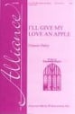 I'll Give My Love an Apple SSA choral sheet music cover